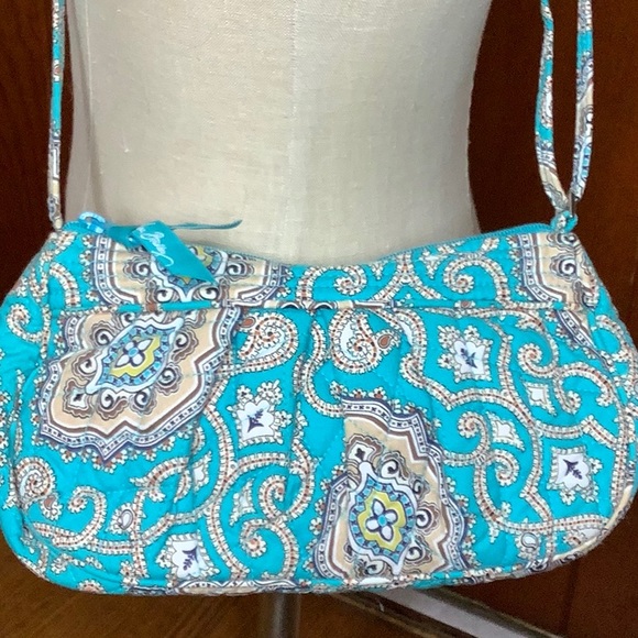 Vera Bradley Handbags - Vera Bradley Totally Turquoise Frannie Crossbody.